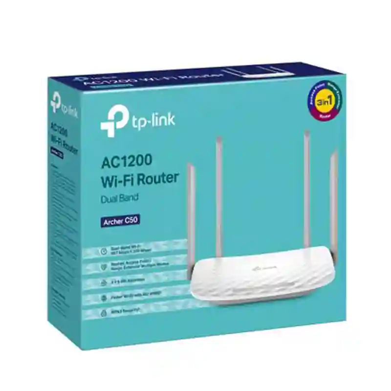 TP-Link Archer C50 AC1200 Dual Band Wi-Fi Router