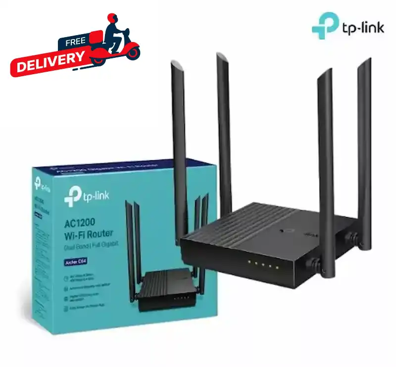TP-Link Archer C64 AC1200 Dual-Band Gigabit WiFi Router