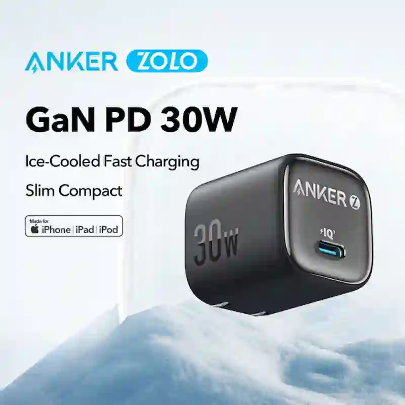 Anker Zolo Charger 30W IQ And PD 3.0